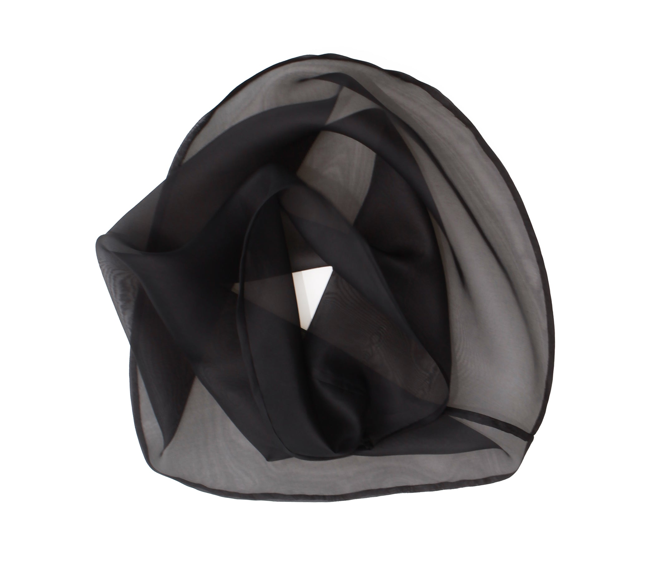 Black store organza wrap