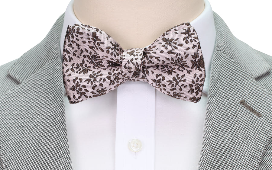 Mimi Fong Petites Fleurs Bow Tie in Pink