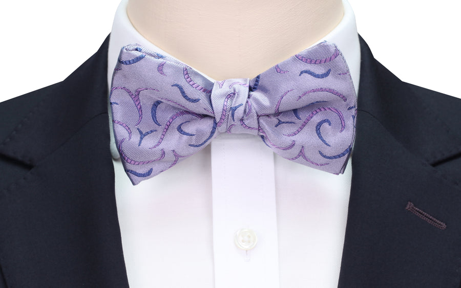 Mimi Fong Silhouette Bow Tie in Lavender