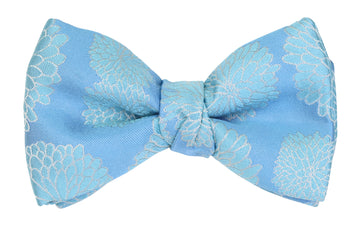 Mimi Fong Mums Bow TIe in Blue