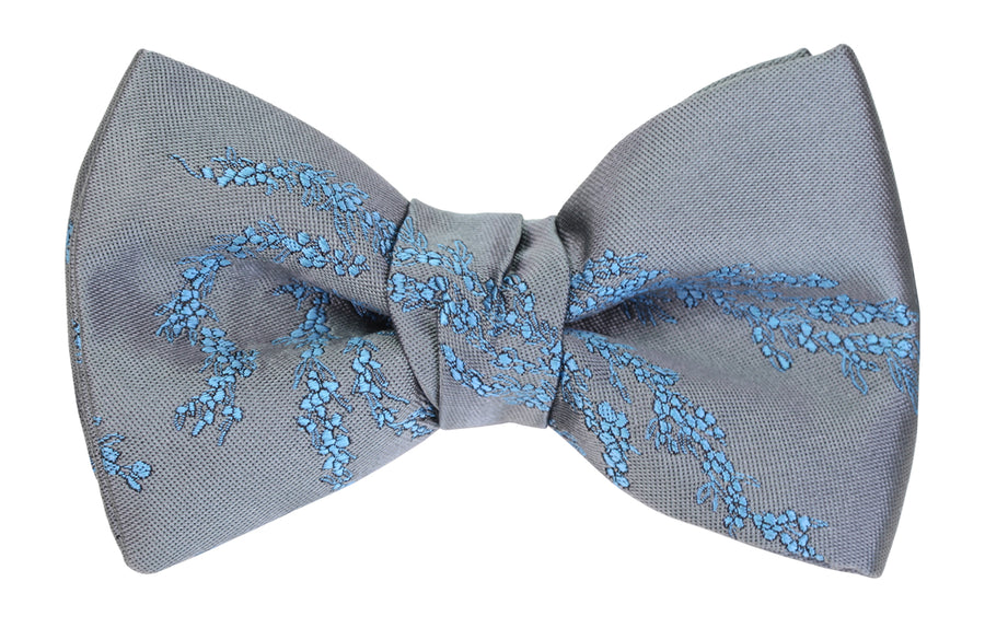 Mimi Fong Seaweed Bow Tie in Grey