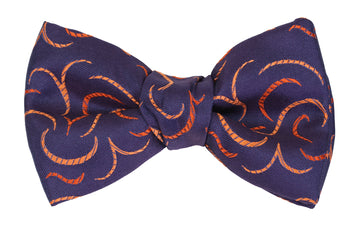 Mimi Fong Silhouette Bow Tie in Currant