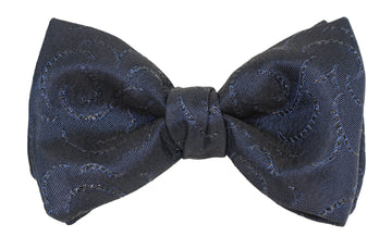 Mimi Fong Silhouette Bow Tie in Midnight