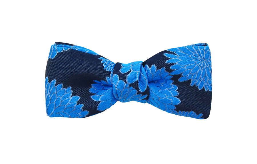 Mimi Fong Kid's Mums Bow Tie in Black & Blue