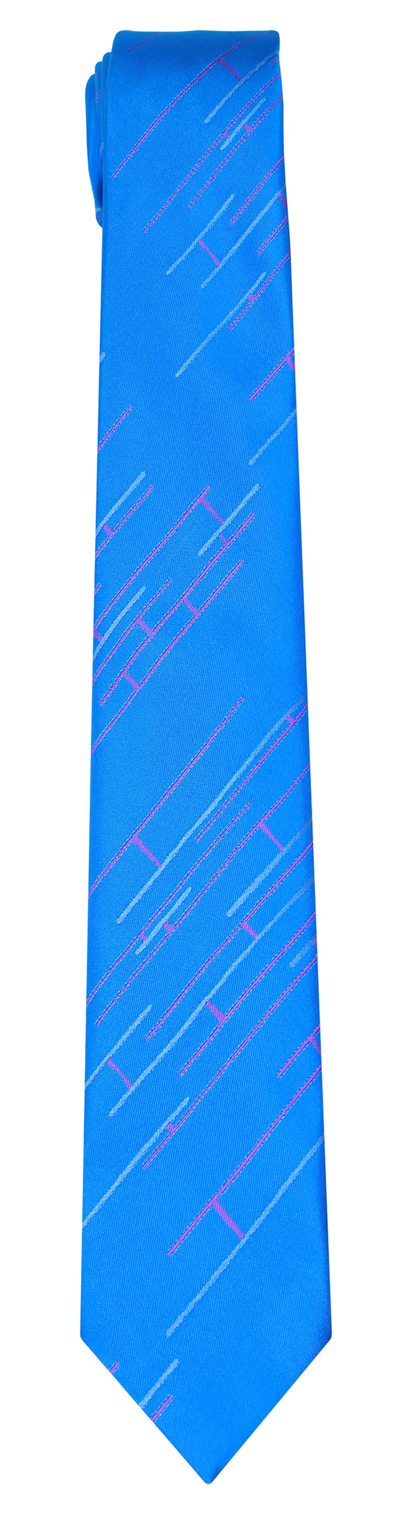 Mimi Fong Linked Tie in Blue