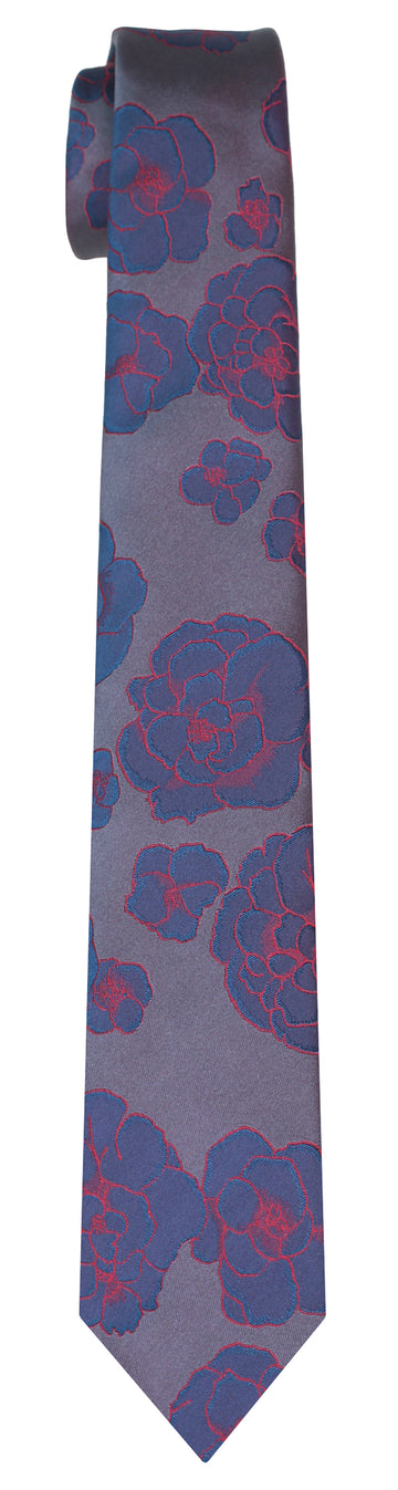 Mimi Fong Maitake Tie in Mercury