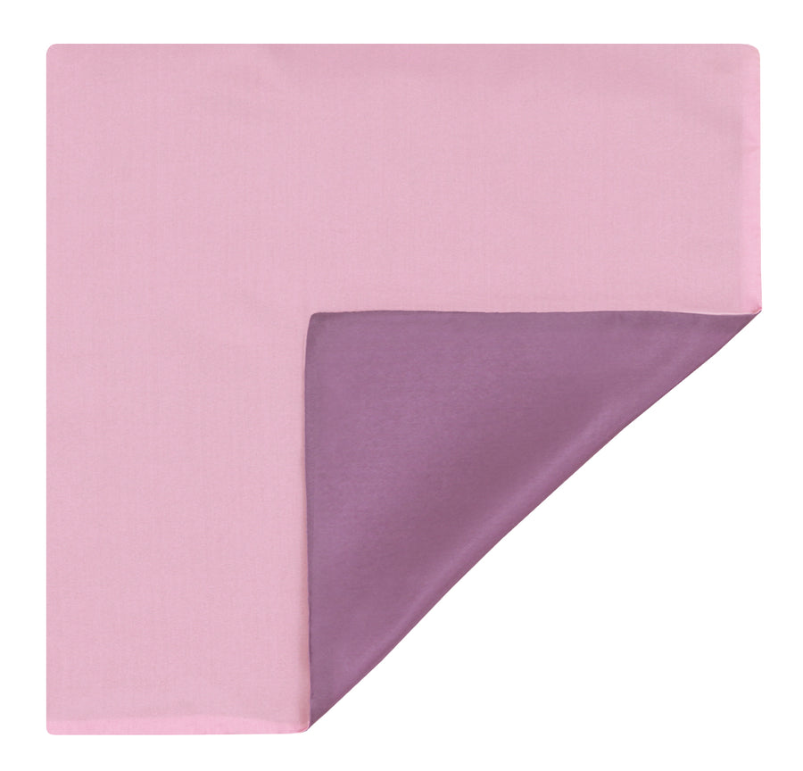 Mimi Fong Reversible Pocket Square in Pink & Lavender