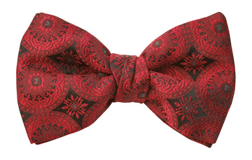 Mimi Fong Coin Bow Tie in Red