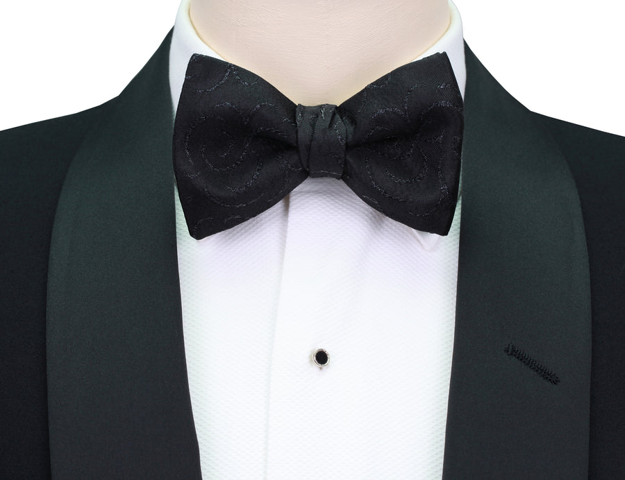Mimi Fong Silhouette Bow Tie in Onyx