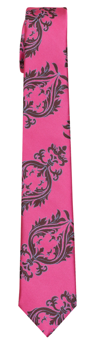 Mimi Fong Crest Tie in Pink