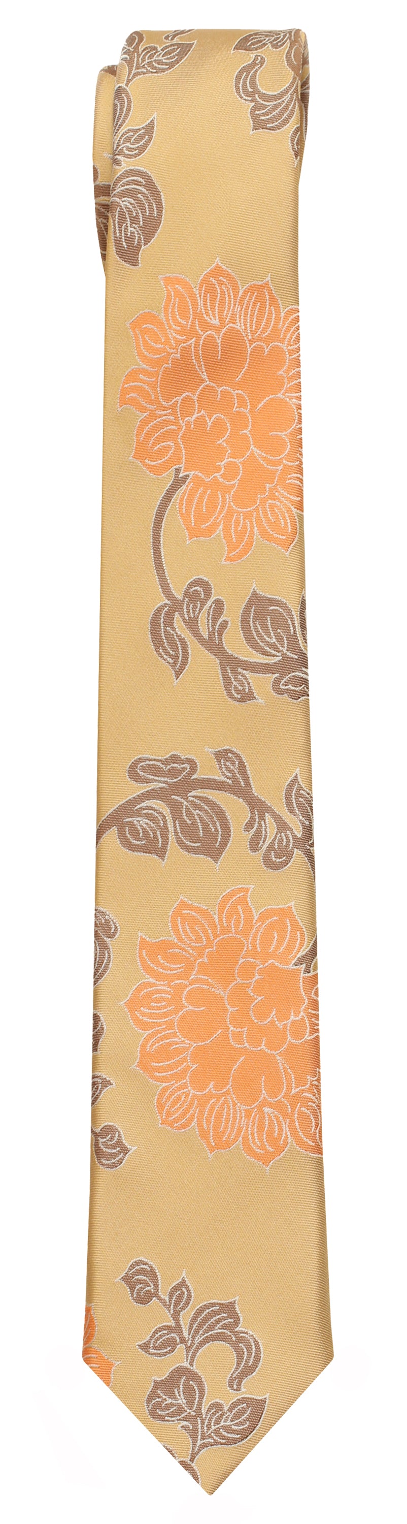 Mimi Fong Lotus Tie in Gold
