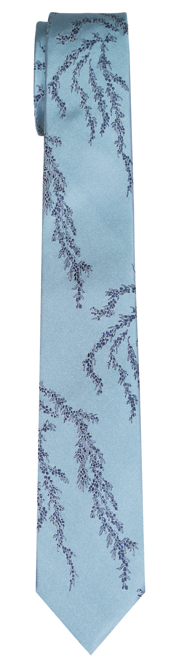 Mimi Fong Seaweed Tie in Light Blue