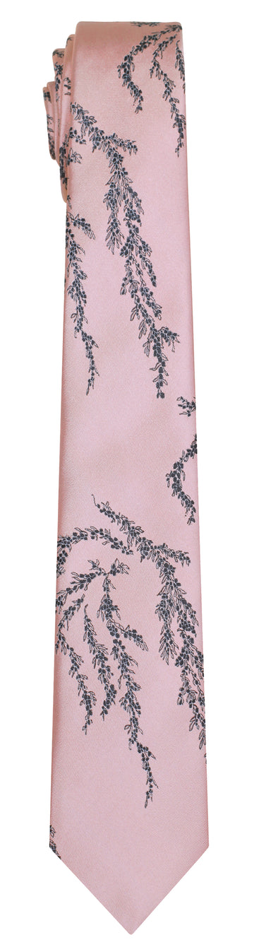Mimi Fong Seaweed Tie in Light Pink