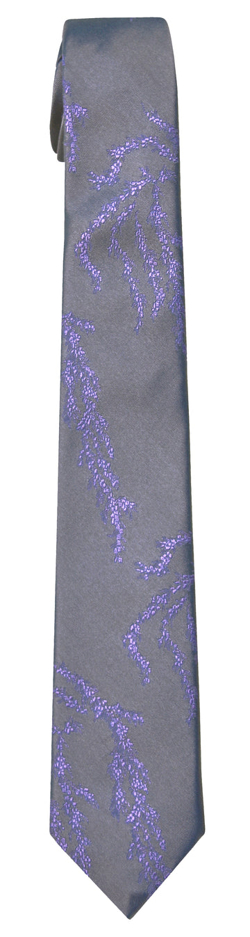 Mimi Fong Seaweed Tie in Thistle