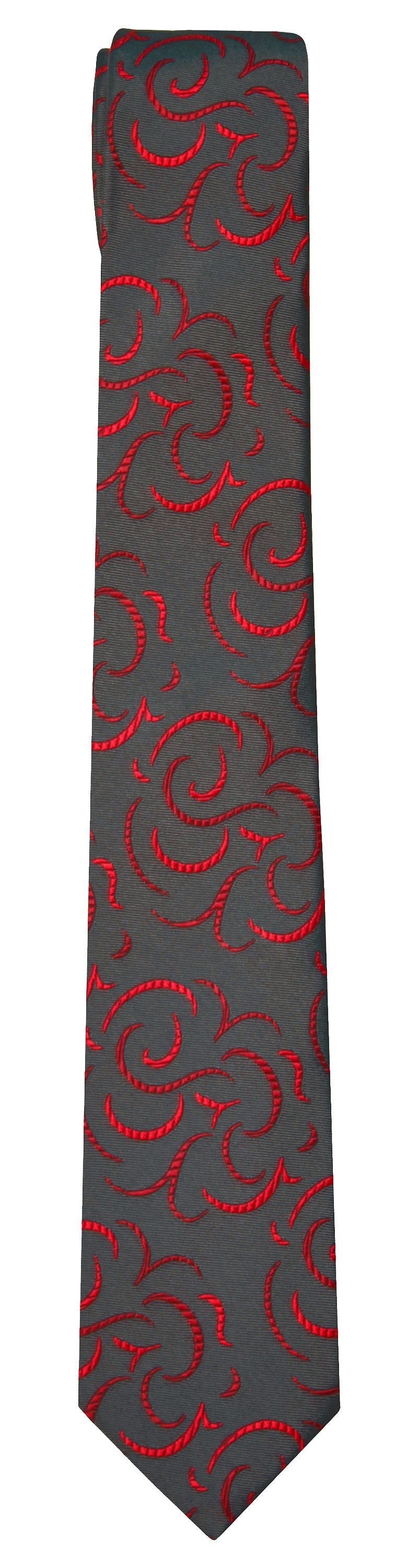 Mimi Fong Silhouette Tie in Charcoal